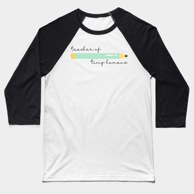 teacher Baseball T-Shirt by stickersbycare